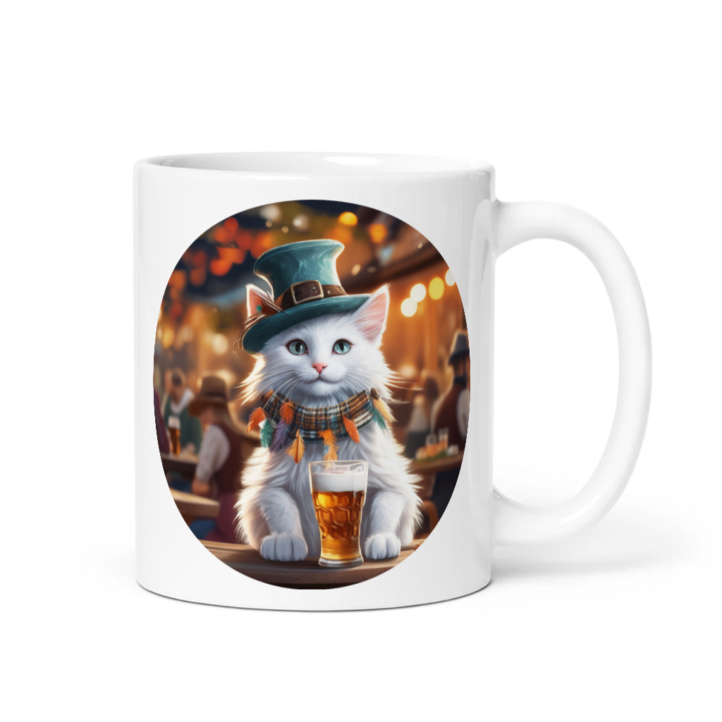 PugMug Custom White Companion Cat Mug