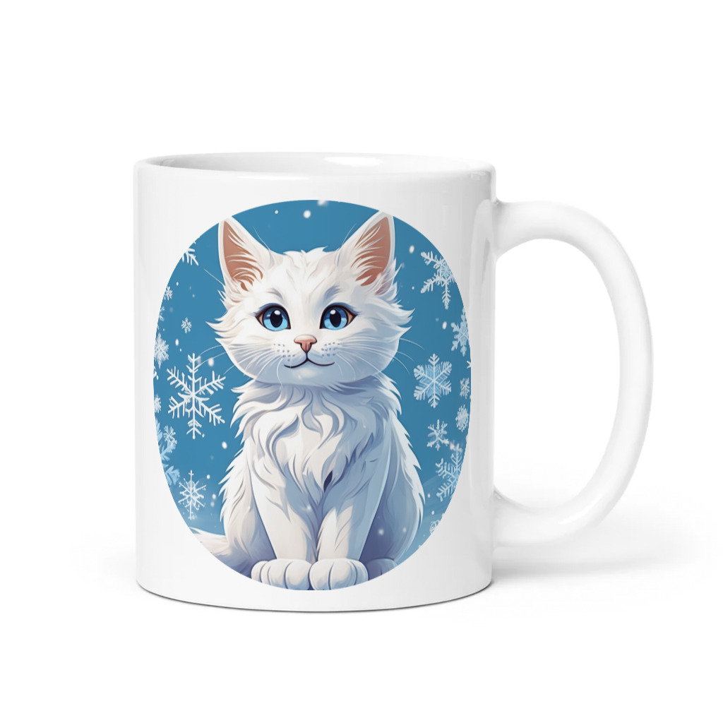 PugMug Custom White Companion Cat Mug