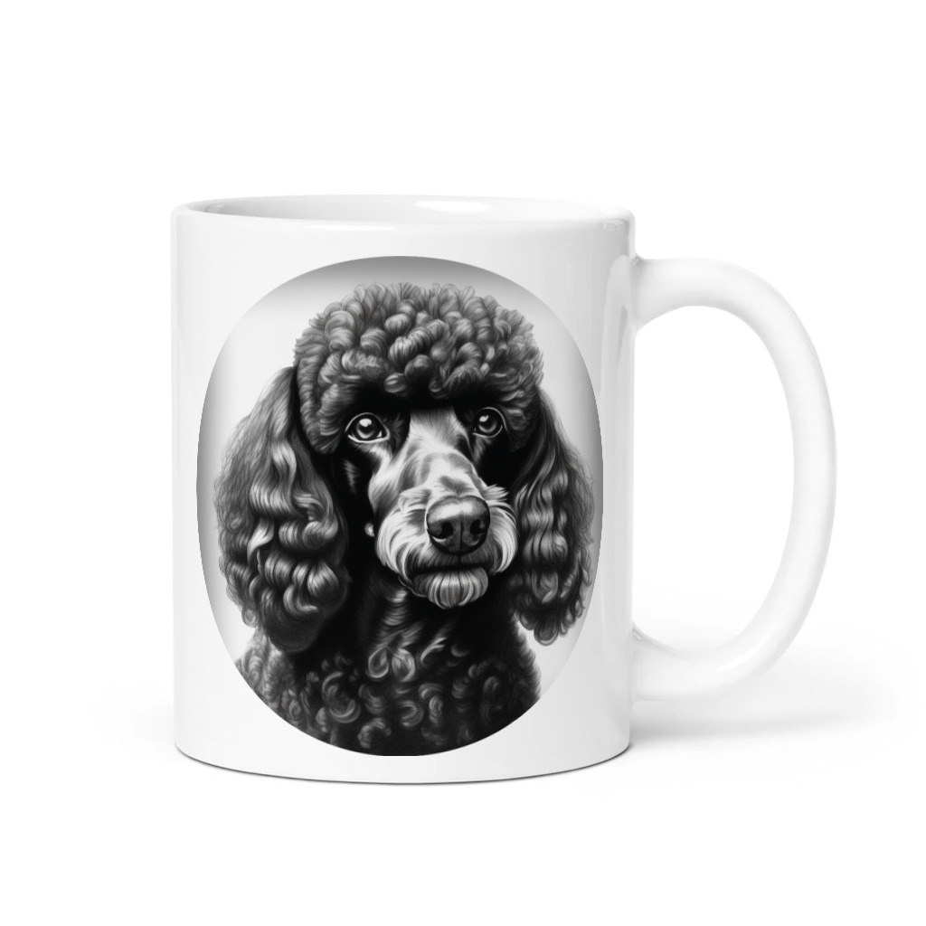 PugMug Custom Black Poodle Mug