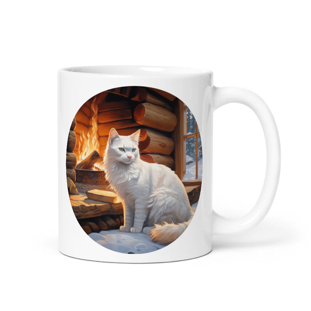 PugMug Custom White Companion Cat Mug