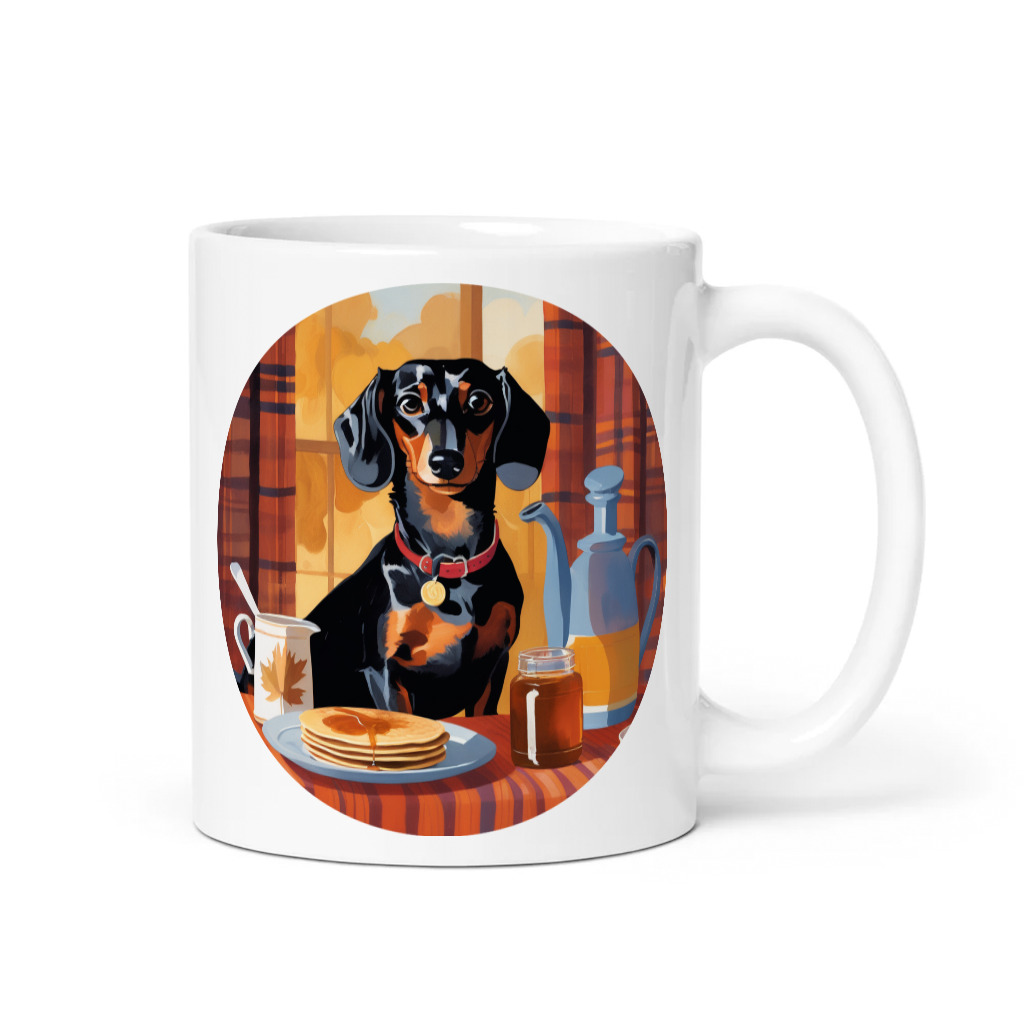 PugMug Custom Black Dachshund Mug