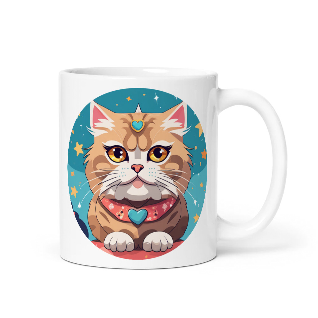 PugMug Custom Tabby Persian Cat Mug
