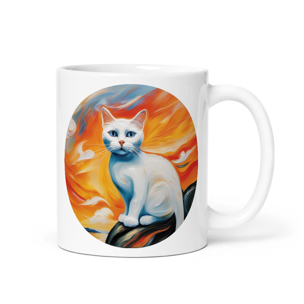 PugMug Custom White Companion Cat Mug