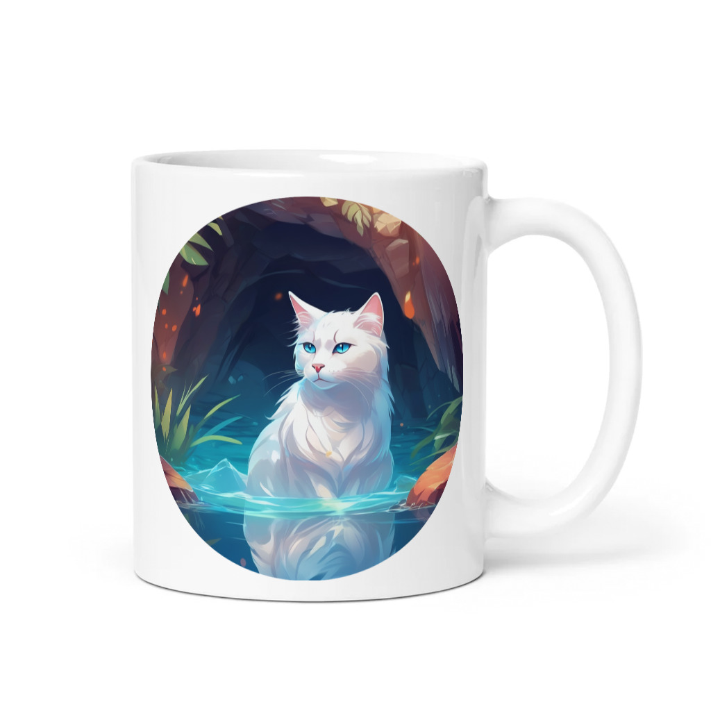 PugMug Custom White Companion Cat Mug