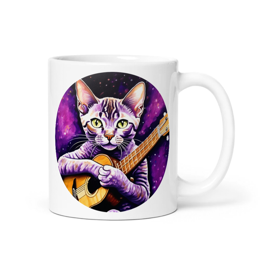PugMug Custom Tabby Devon Rex Cat Mug