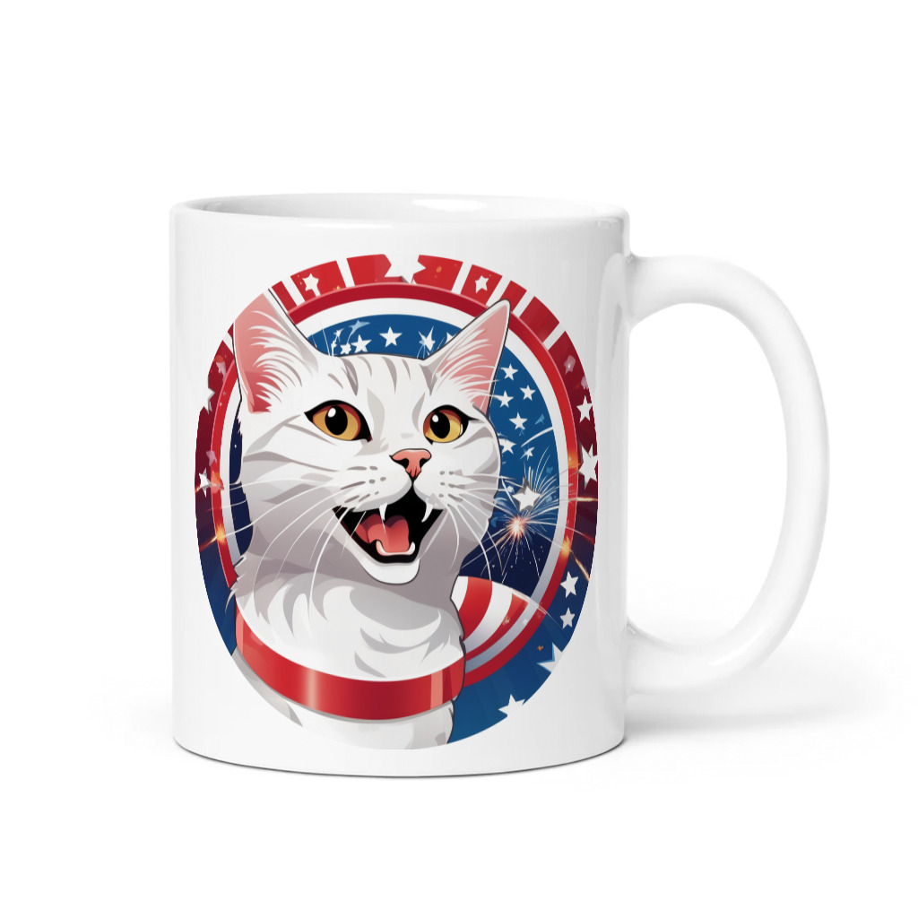 PugMug Custom White Companion Cat Mug