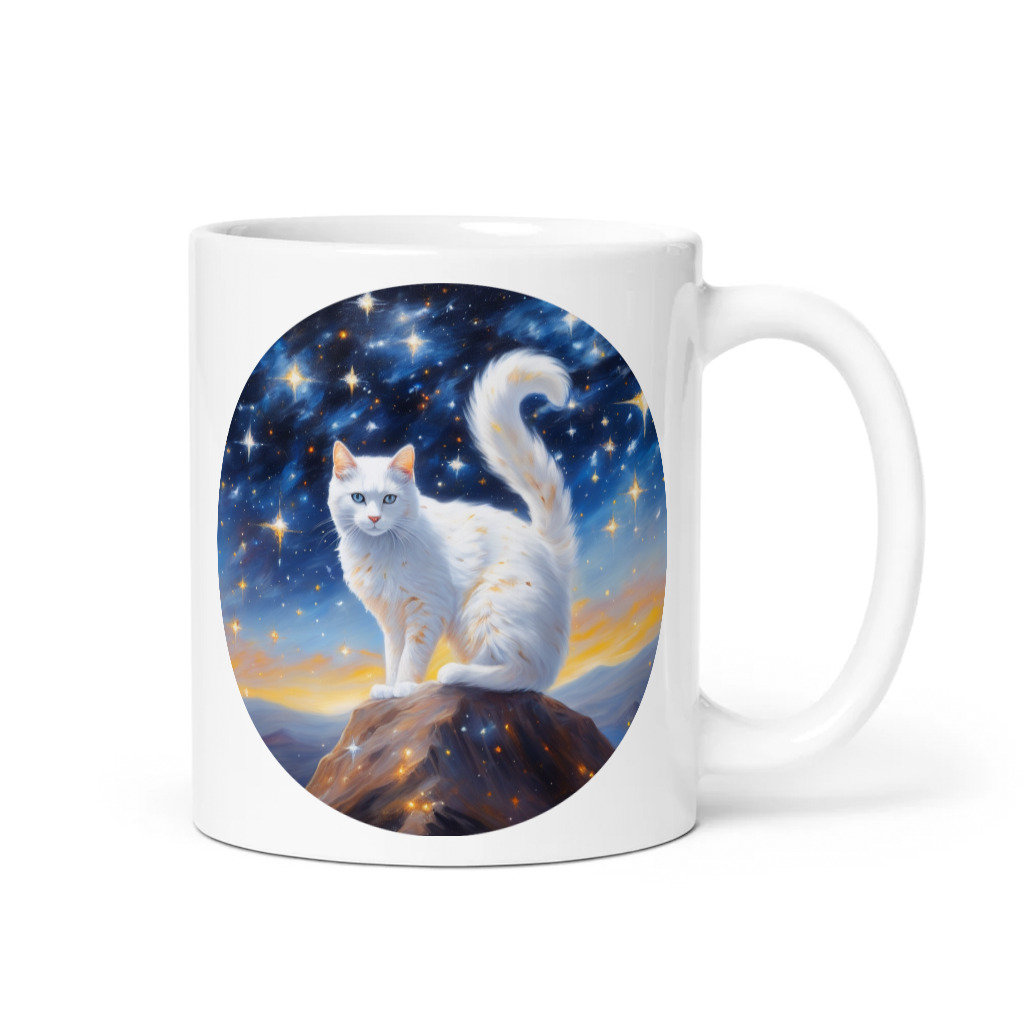 PugMug Custom White Companion Cat Mug
