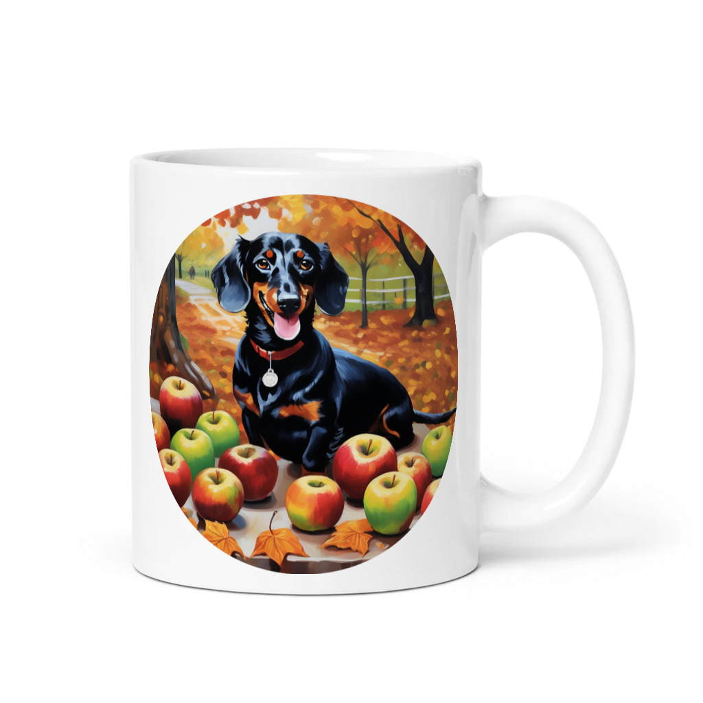 PugMug Custom Black Dachshund Mug