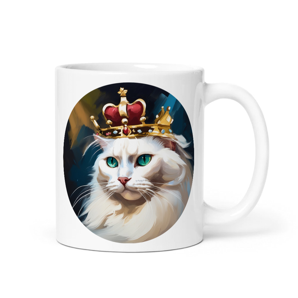 PugMug Custom White Ragdoll Cat Mug