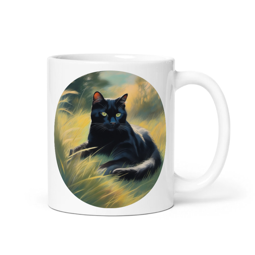 PugMug Custom Black Exotic Cat Mug