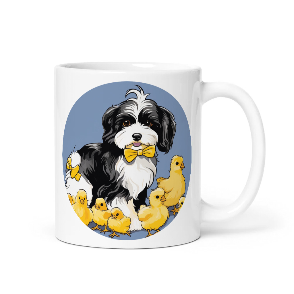 PugMug Custom Black-and-white Havanese Dog Mug