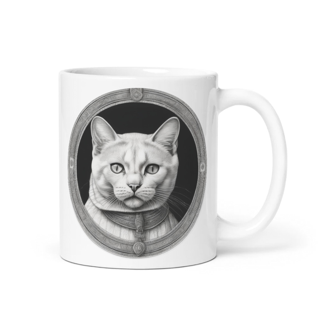 PugMug Custom White Exotic Cat Mug