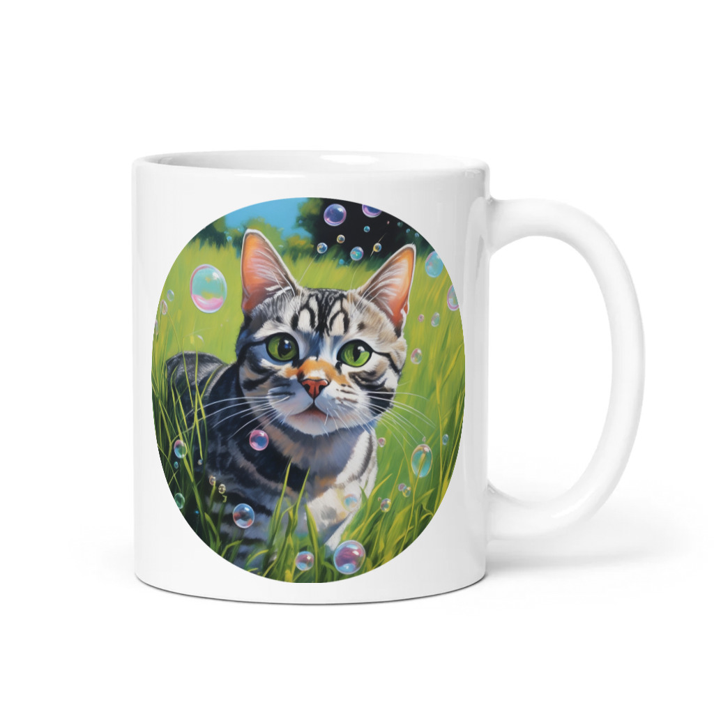 PugMug Custom Tabby American Shorthair Cat Mug