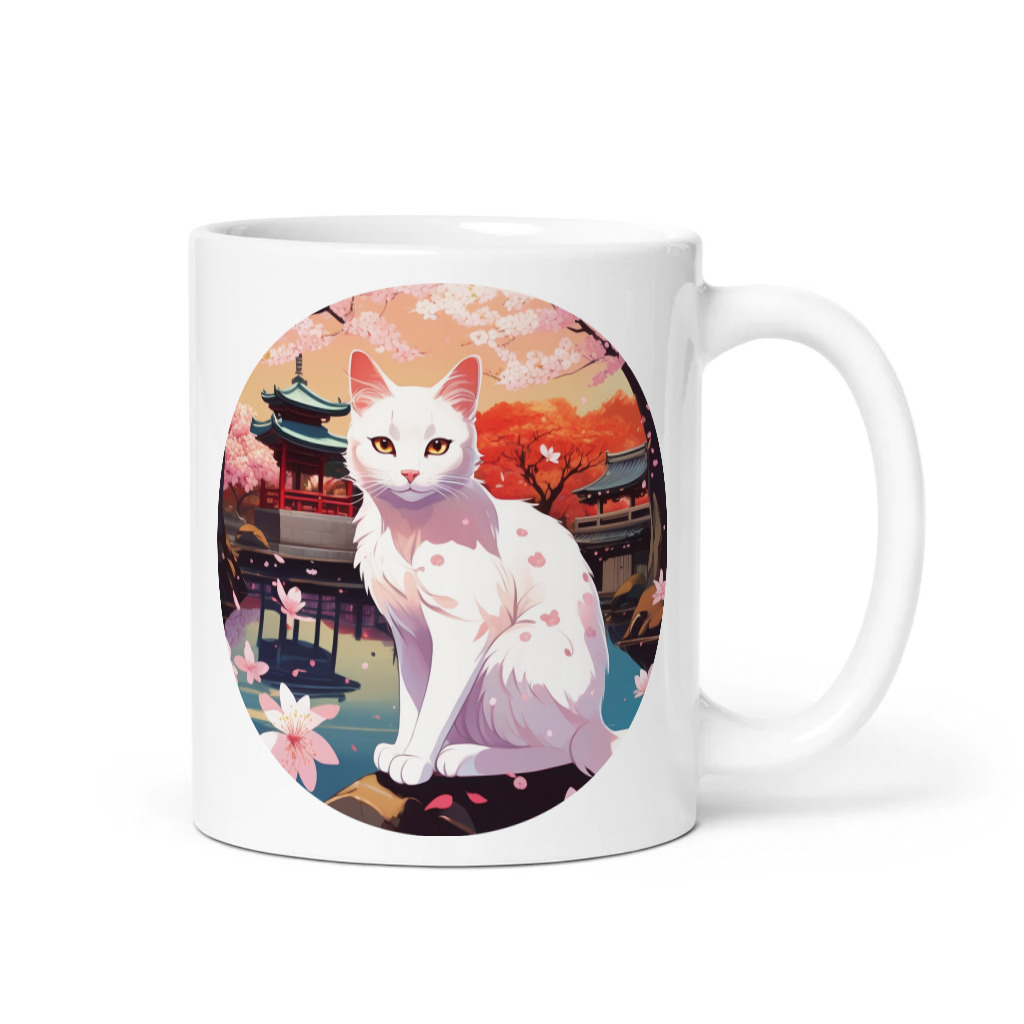 PugMug Custom White Companion Cat Mug