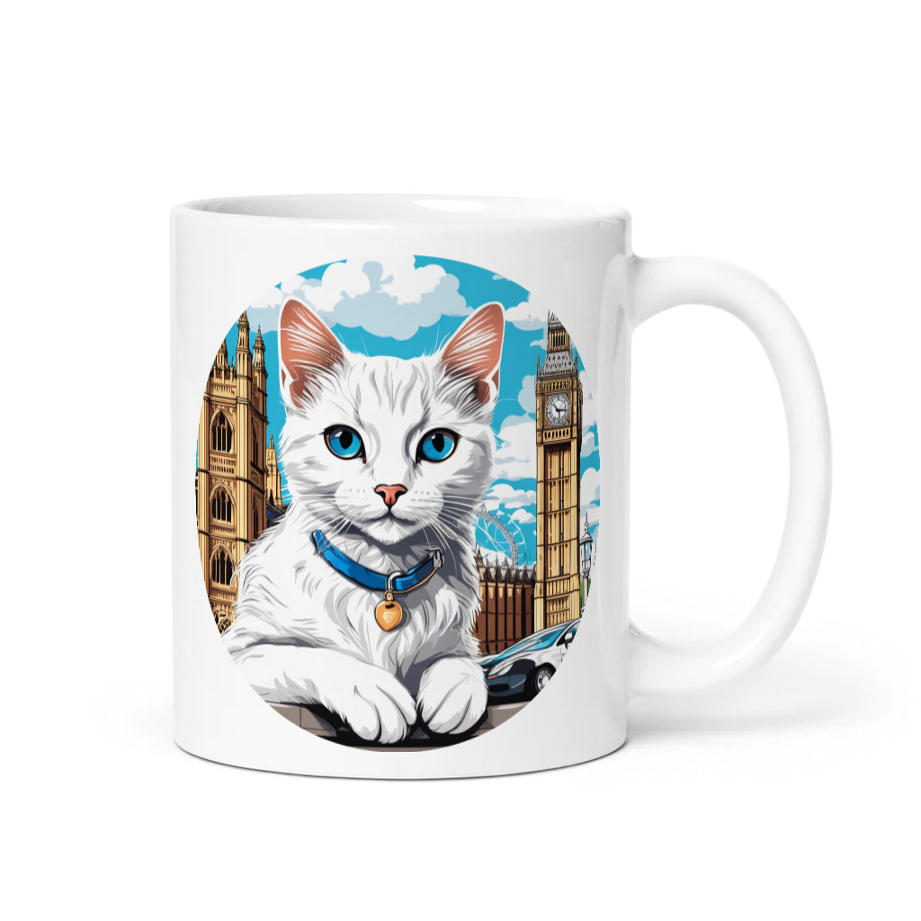 PugMug Custom White Companion Cat Mug