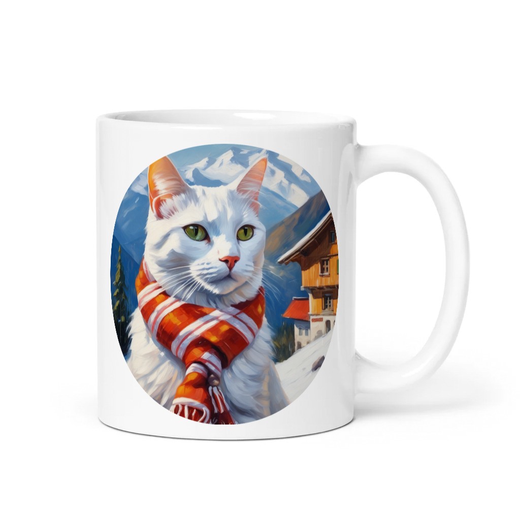 PugMug Custom White Companion Cat Mug