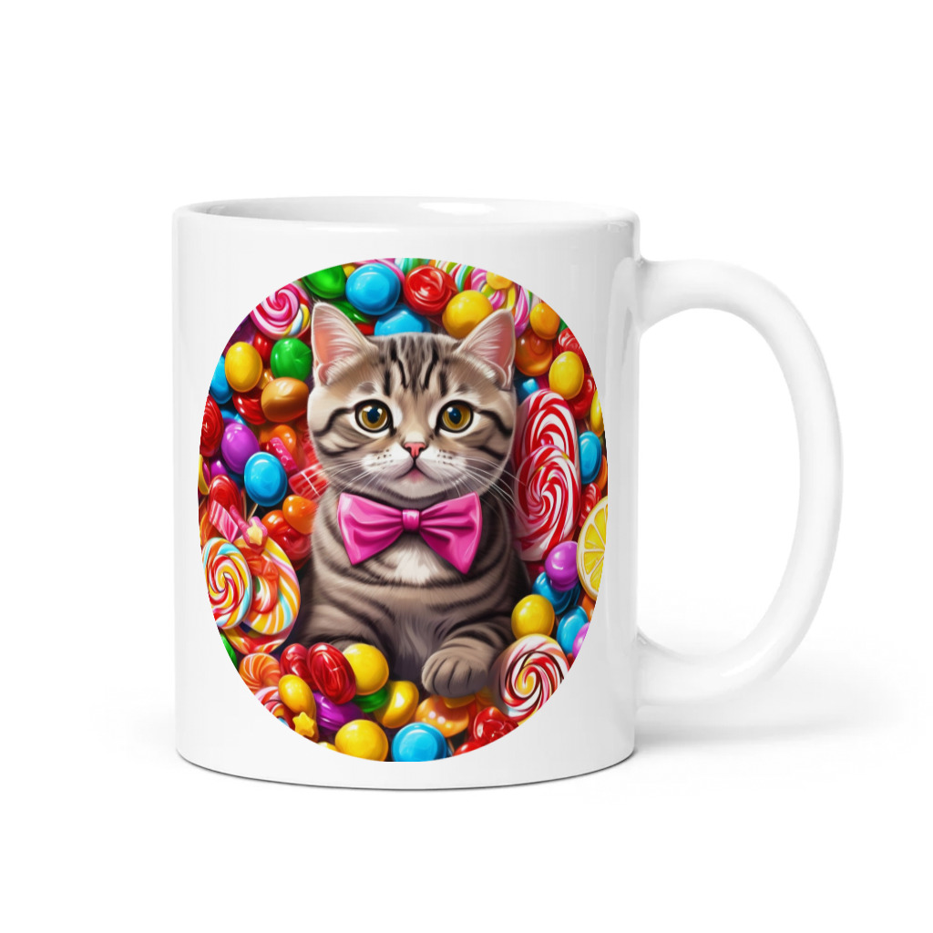 PugMug Custom Tabby Scottish Fold Cat Mug