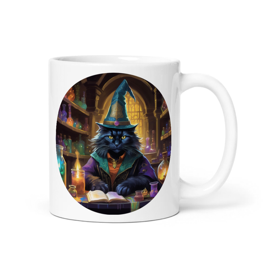 PugMug Custom Black Maine Coon Cat Mug