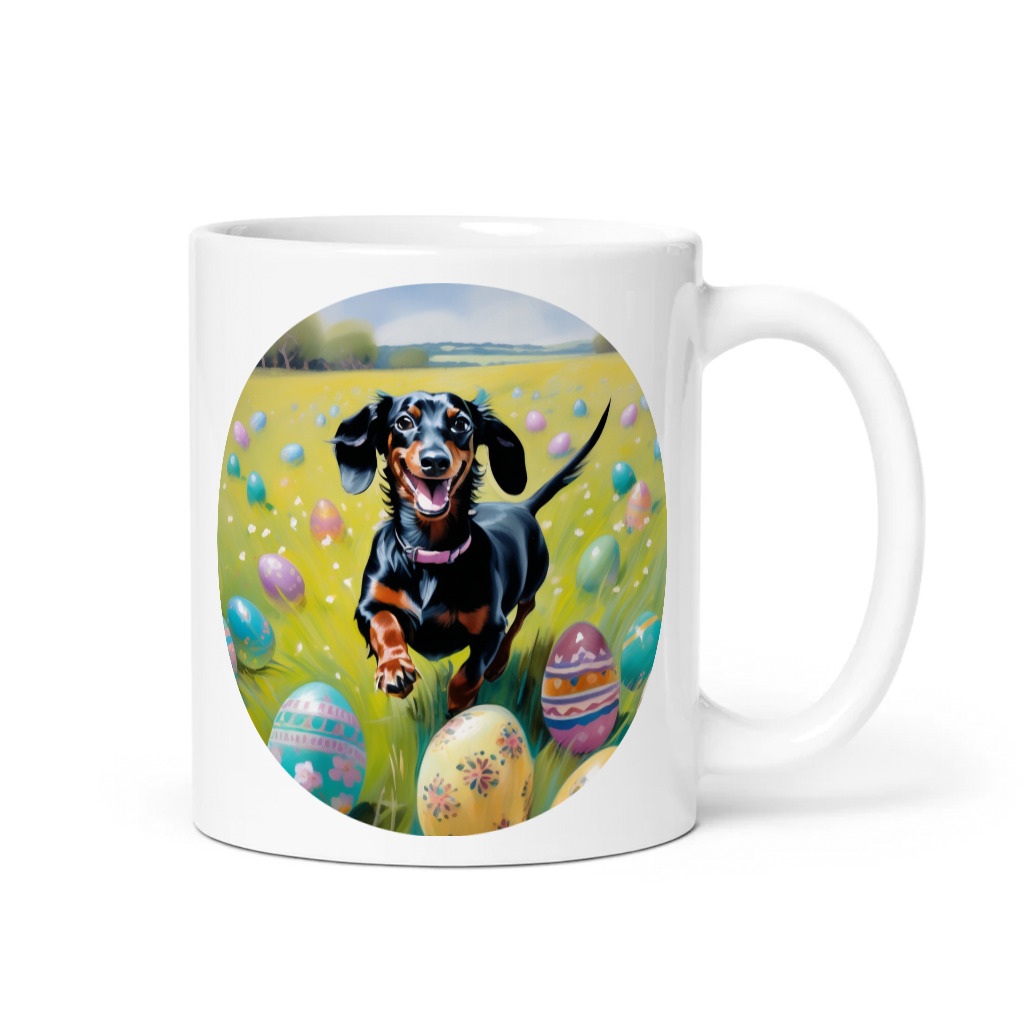 PugMug Custom Black Dachshund Mug