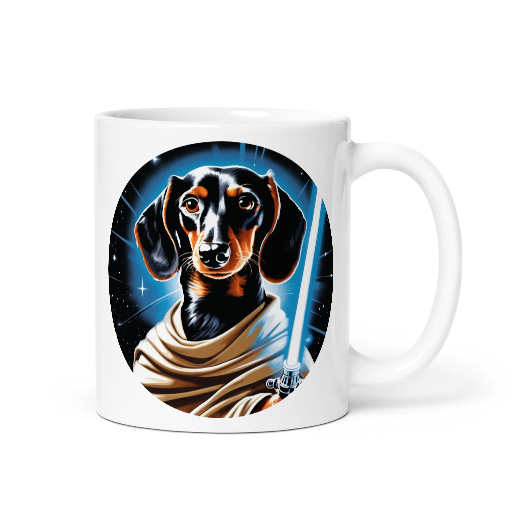 PugMug Custom Black Dachshund Mug