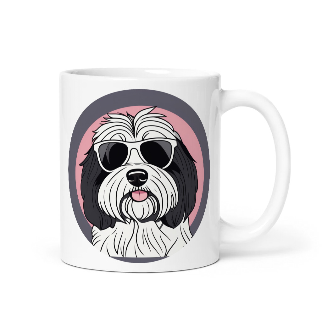 PugMug Custom Black-and-white Havanese Dog Mug