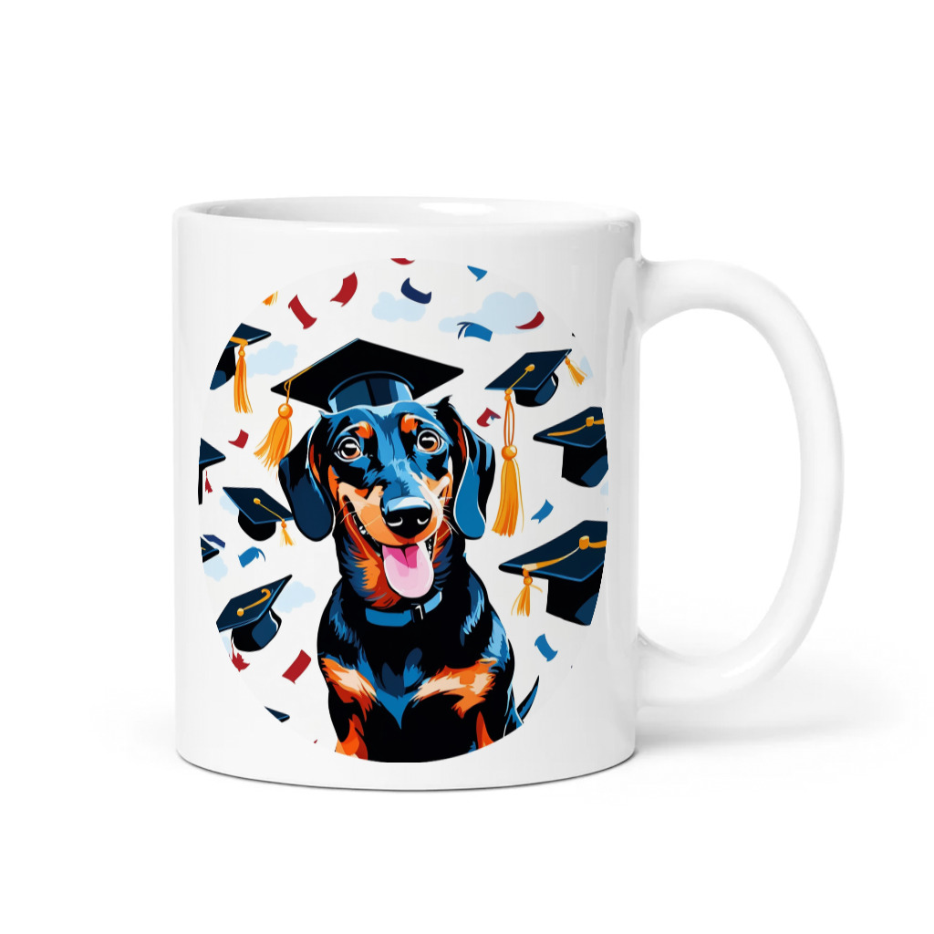 PugMug Custom Black Dachshund Mug