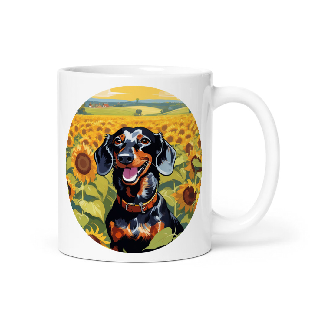 PugMug Custom Black Dachshund Mug