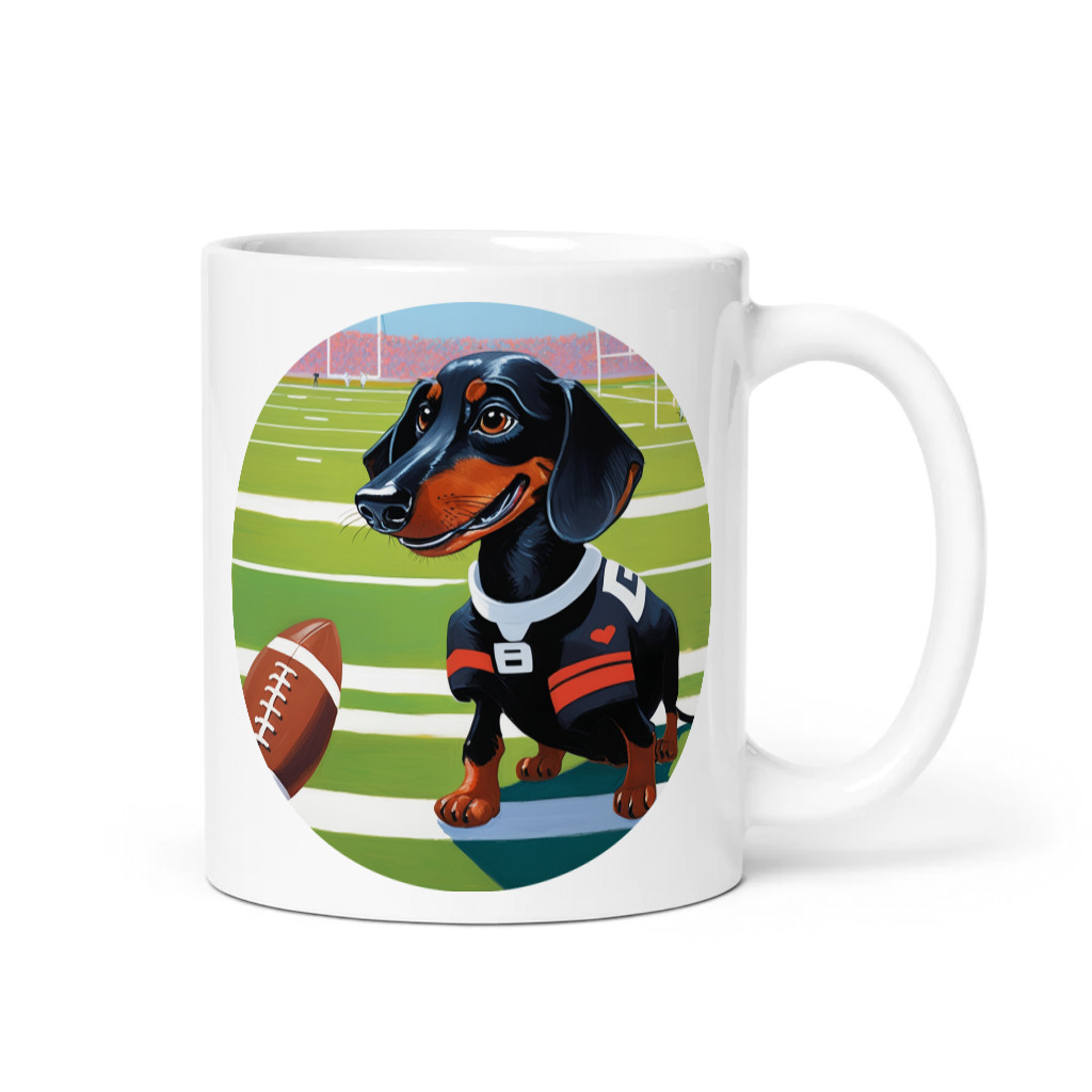 PugMug Custom Black Dachshund Mug