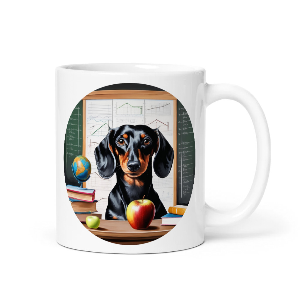 PugMug Custom Black Dachshund Mug