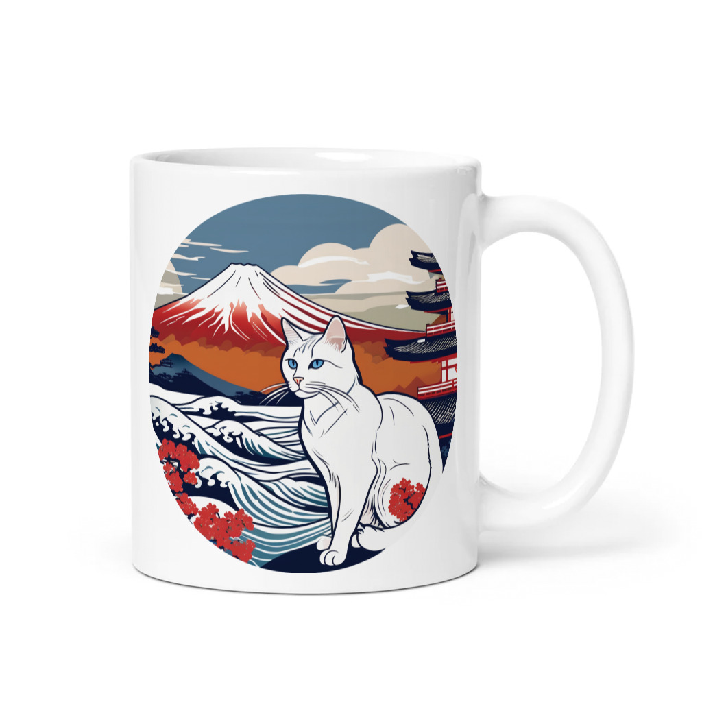 PugMug Custom White Companion Cat Mug