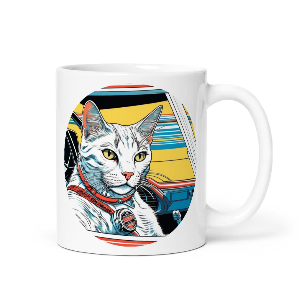 PugMug Custom White Companion Cat Mug