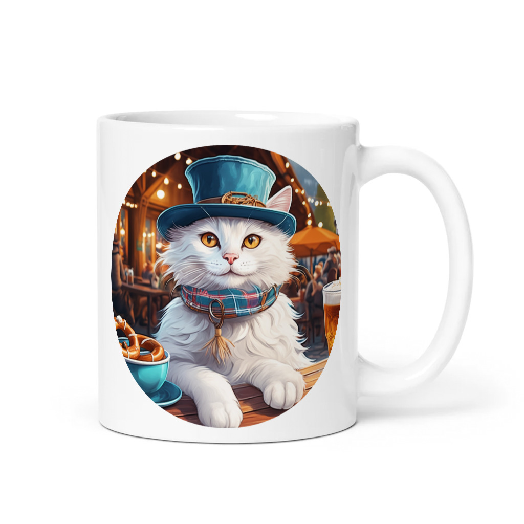 PugMug Custom White Companion Cat Mug