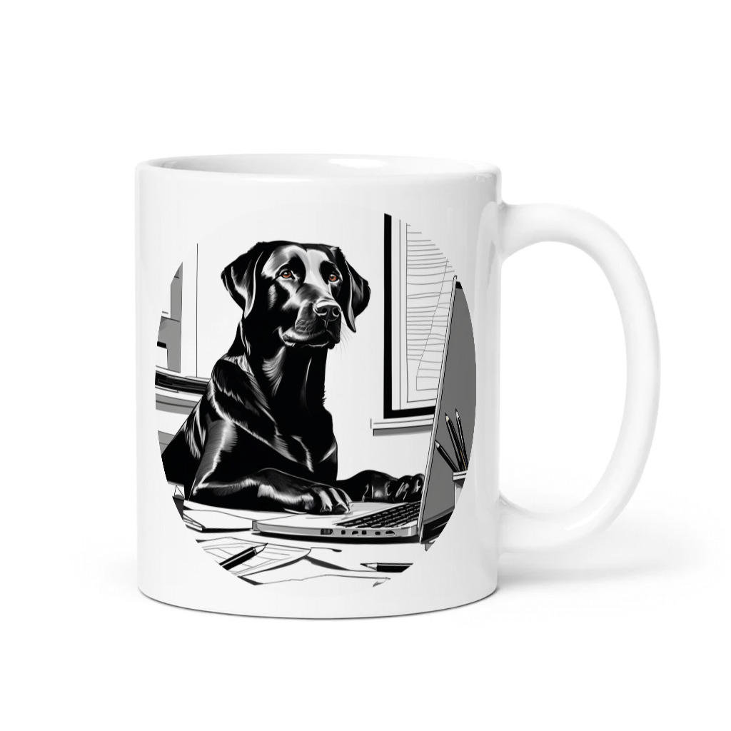 PugMug Custom Black Labrador Retriever Mug