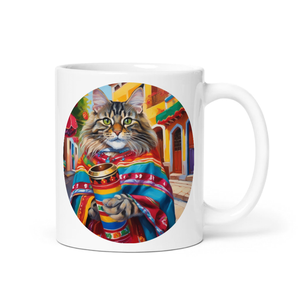 PugMug Custom Tabby Maine Coon Cat Mug