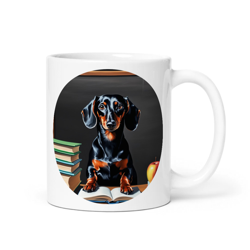 PugMug Custom Black Dachshund Mug