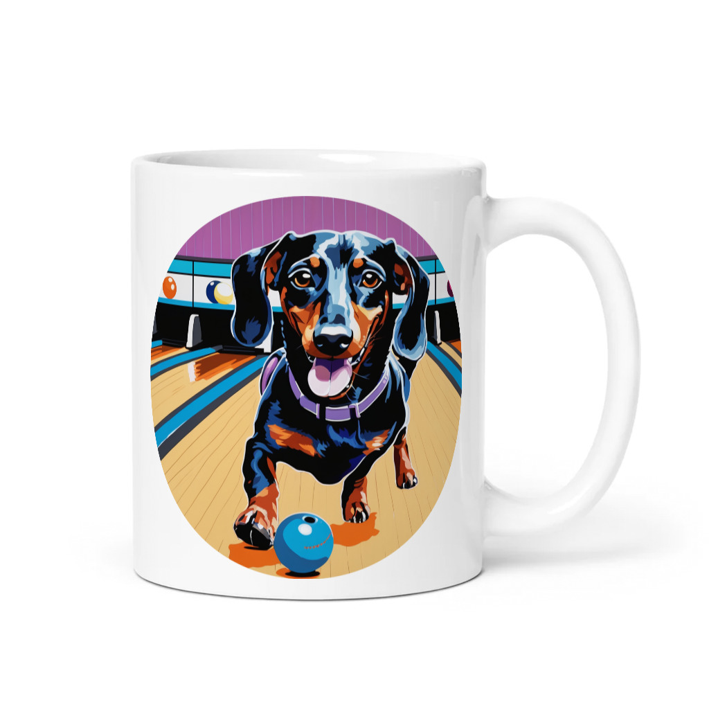 PugMug Custom Black Dachshund Mug