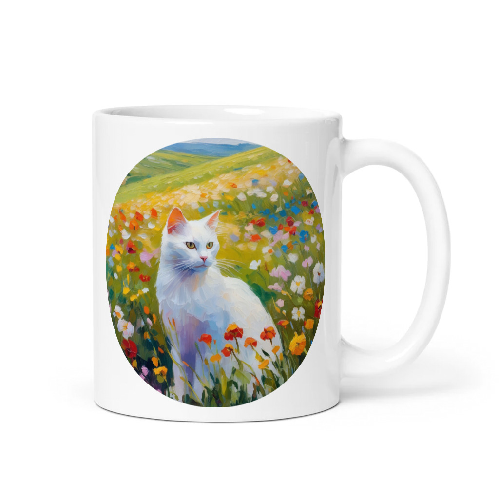 PugMug Custom White Companion Cat Mug