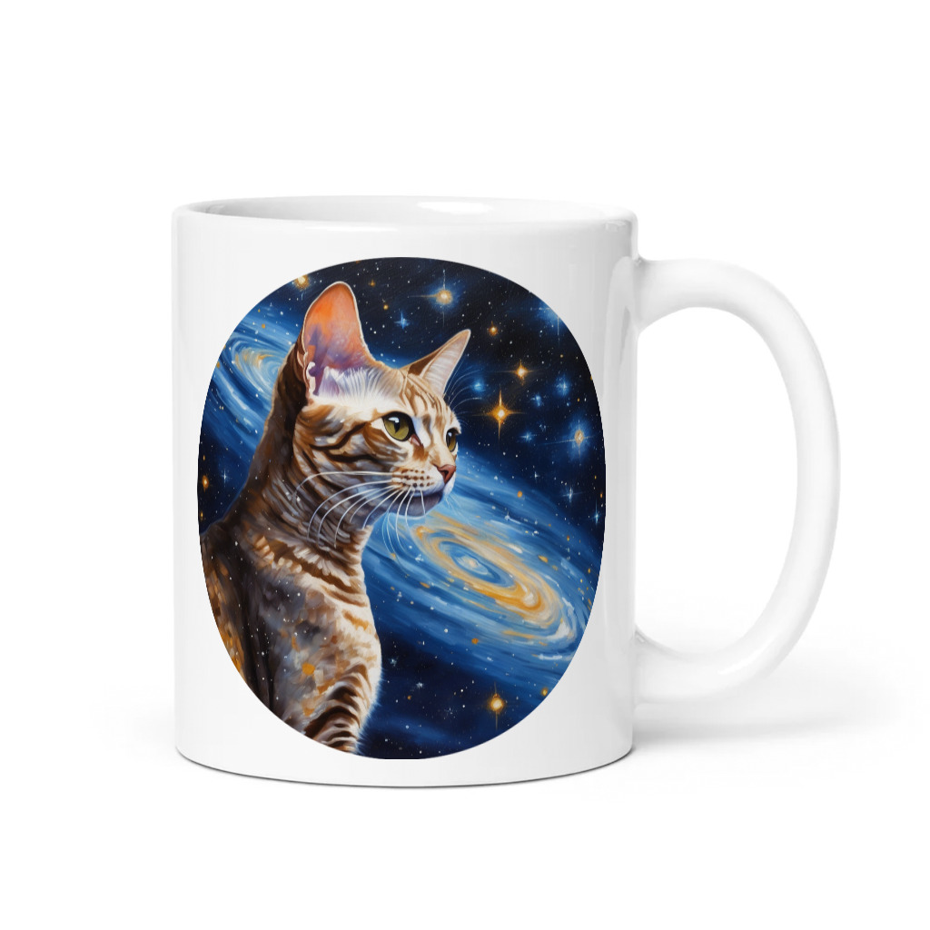 PugMug Custom Tabby Devon Rex Cat Mug