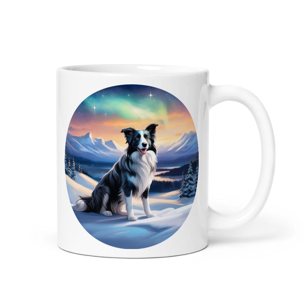 PugMug Custom Blue Merle Border Collie Mug