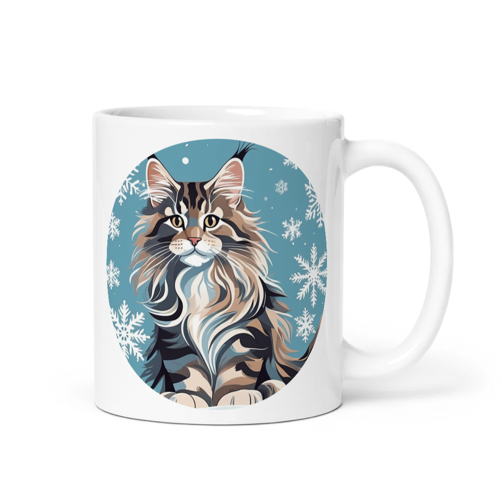 PugMug Custom Tabby Maine Coon Cat Mug
