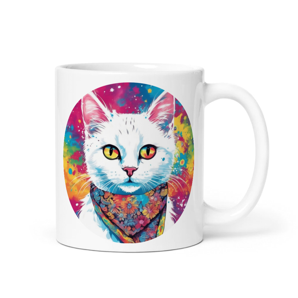 PugMug Custom White Companion Cat Mug