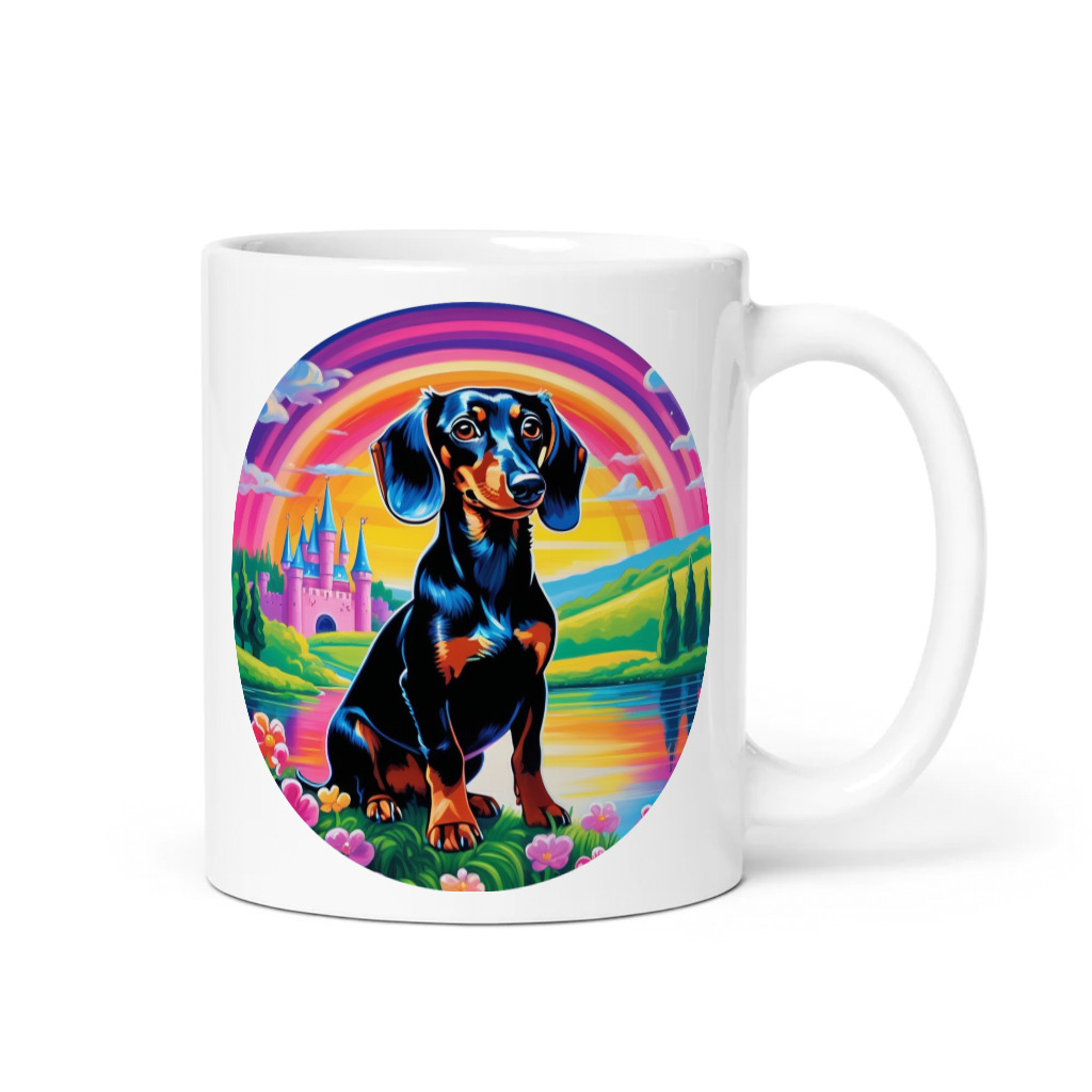 PugMug Custom Black Dachshund Mug