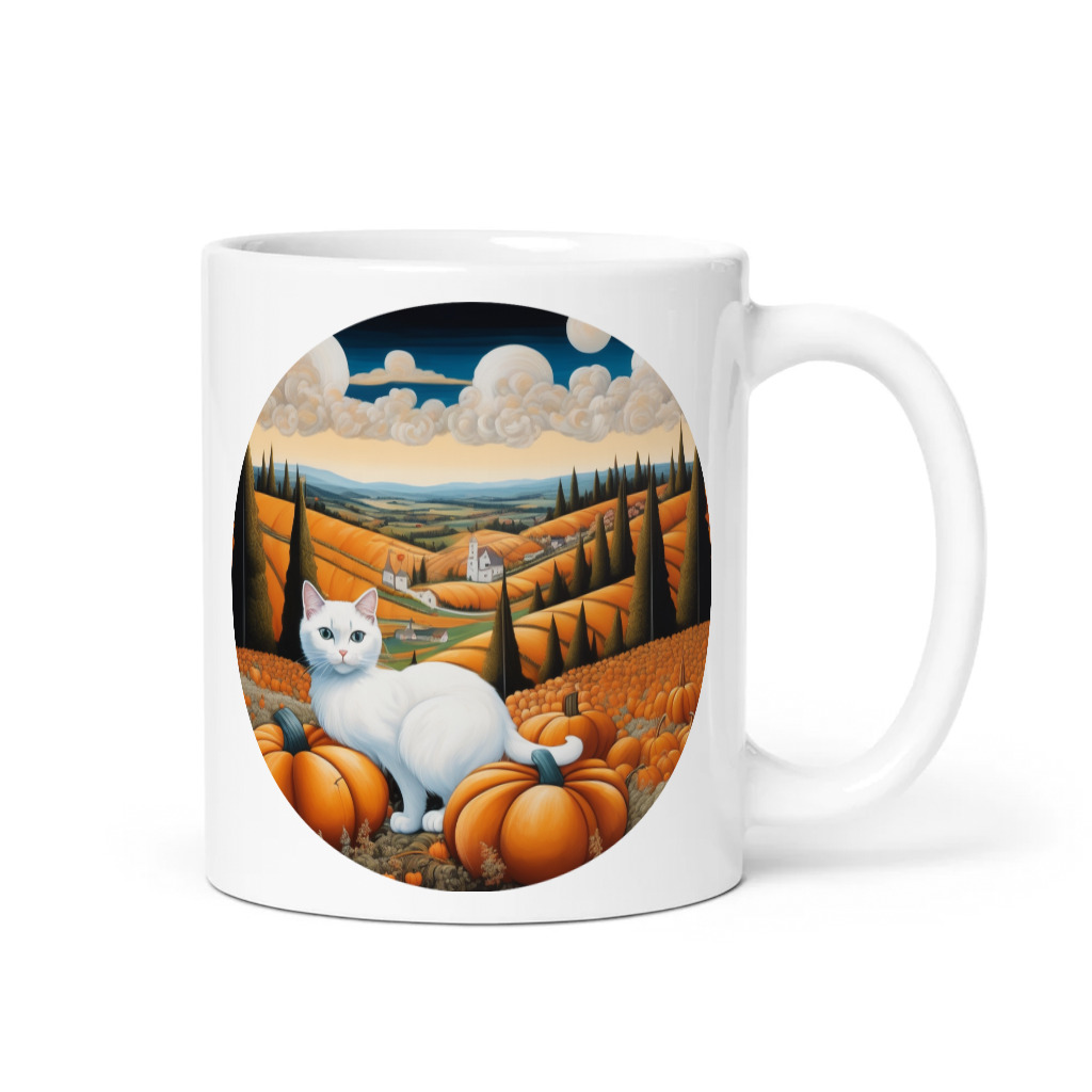 PugMug Custom White Companion Cat Mug