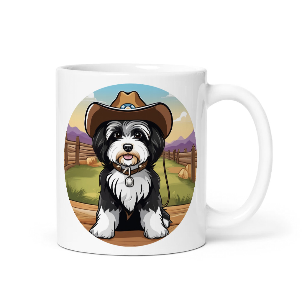PugMug Custom Black-and-white Havanese Dog Mug