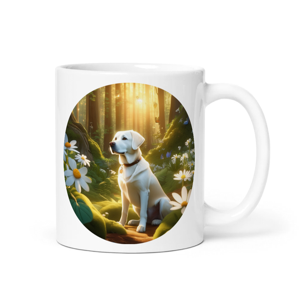 PugMug Custom White Labrador Retriever Mug