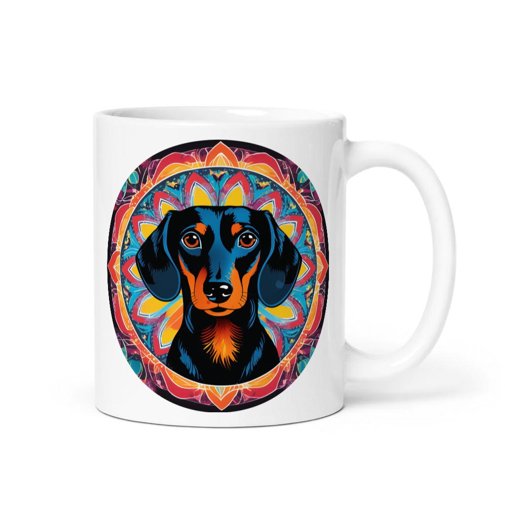 PugMug Custom Black Dachshund Mug