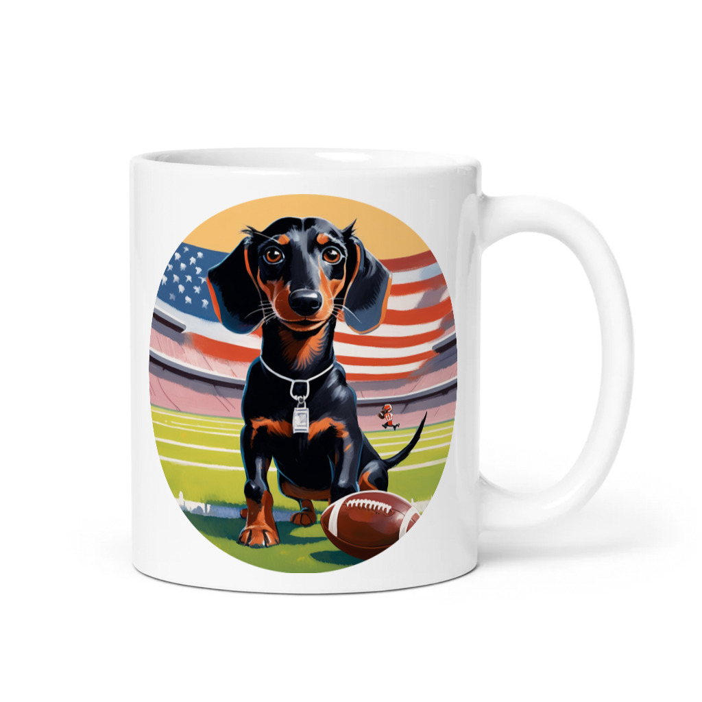 PugMug Custom Black Dachshund Mug