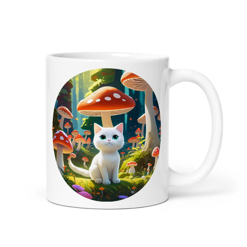 PugMug Custom White Companion Cat Mug