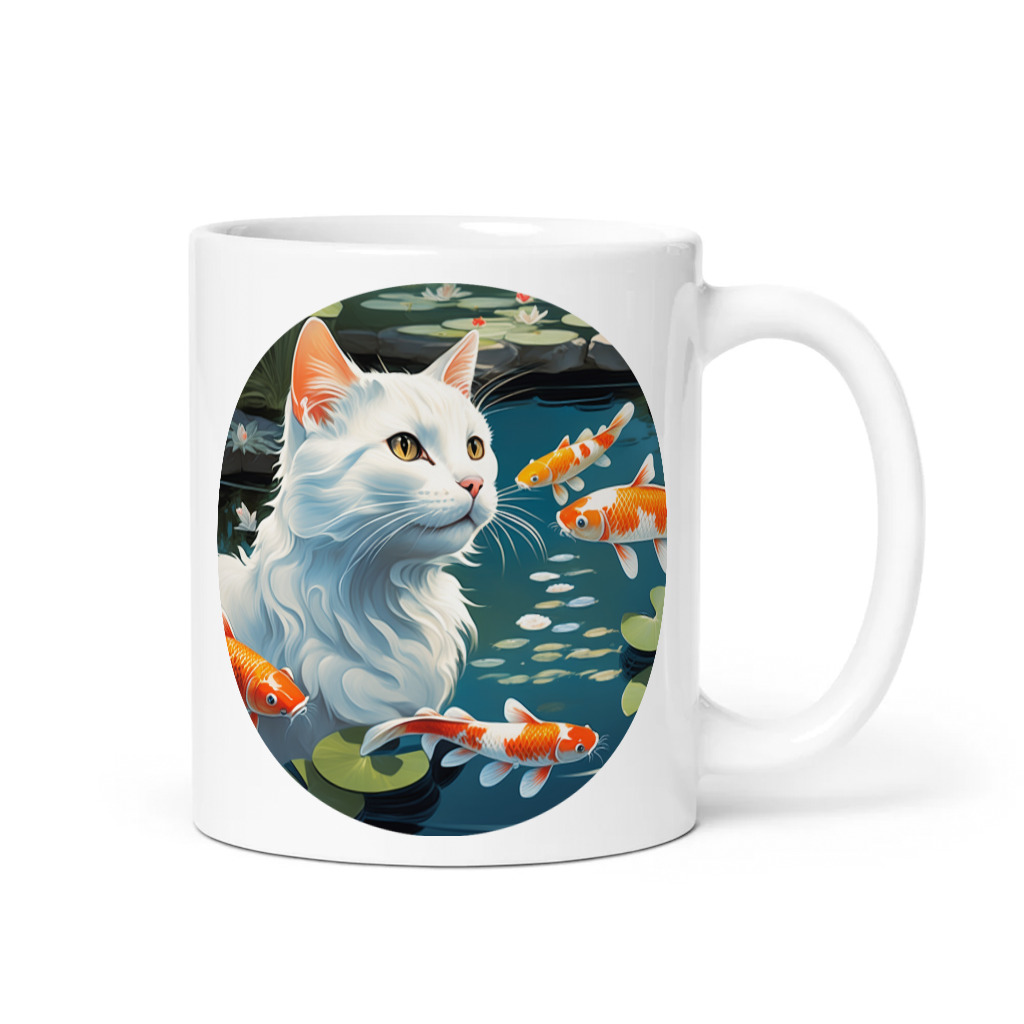 PugMug Custom White Companion Cat Mug