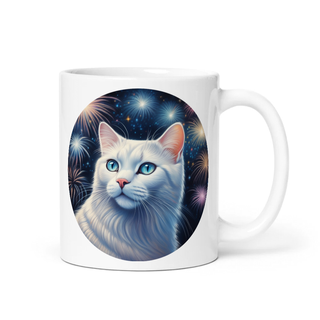 PugMug Custom White Exotic Cat Mug